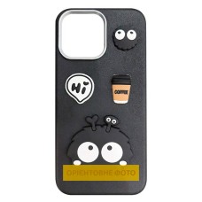 Чохол Apple iPhone 17 Air, Epik Leather Toys, Monster, Чорний
