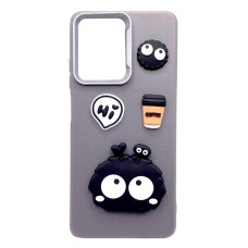 Чохол Apple iPhone 17 Air, Epik Leather Toys, Monster, Сірий