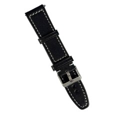 Ремінець універсальний, Leather Smooth, Чорний