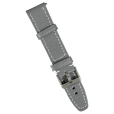 Ремінець універсальний, Leather Smooth, Сірий