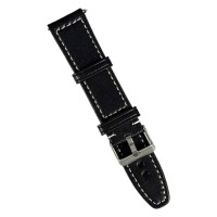 Ремінець універсальний, Leather Smooth, Чорний