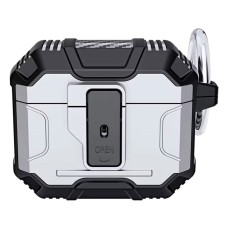 Чехол Apple AirPods Pro 2, Dasfond Armor, Серебряный