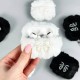 Чохол Apple AirPods 4, Pearl Bow Plush, Білий