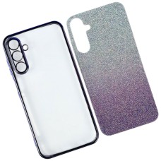 Чохол Xiaomi Redmi 15, Ombre Glitter Chrome, Purple Chrome, Фіолетовий