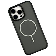 Чохол Apple iPhone 12, iPhone 12 Pro, Crystal Black, MagSafe, Сірий