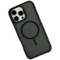 Чехол Apple iPhone 13 Pro, Crystal Black, MagSafe, Синий