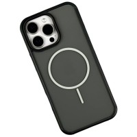 Чехол Apple iPhone 14, Crystal Black, MagSafe, Серый