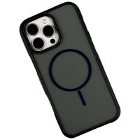 Чехол Apple iPhone 17, Crystal Black, MagSafe, Синий