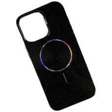 Чохол Apple iPhone 13 Pro, Glam Shine, MagSafe, Чорний