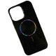 Чехол Apple iPhone 15, Glam Shine, MagSafe, Черный