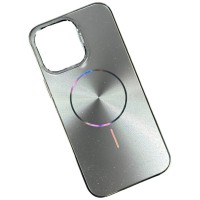 Чохол Apple iPhone 16, Glam Shine, MagSafe, Срібний