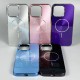 Чохол Apple iPhone 16, Glam Shine, MagSafe, Срібний