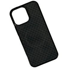 Чохол Apple iPhone 13 Pro Max, Gloss Elite Carbonique, Graphite Triangle Pattern, MagSafe, Малюнок