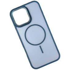 Чехол Apple iPhone 12 Pro Max, Matte Corrugated, MagSafe, Синий