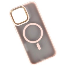 Чохол Apple iPhone 15 Pro, Matte Corrugated, MagSafe, Рожевий