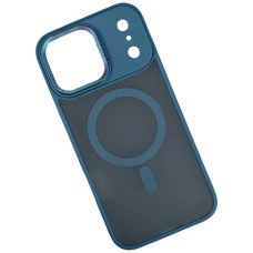 Чохол Apple iPhone 17 Pro, Matte Corrugated, MagSafe, Синій