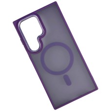 Чохол Samsung Galaxy A26 5G, Matte Corrugated, MagSafe, Фіолетовий