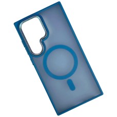 Чохол Samsung Galaxy A26 5G, Matte Corrugated, MagSafe, Синій