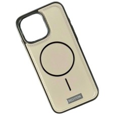 Чохол Apple iPhone 13 Pro Max, Becation Matte, MagSafe, Молочний