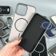 Чехол Apple iPhone 13, Becation Matte, MagSafe, Черный