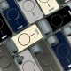 Чехол Apple iPhone 14, Becation Matte, MagSafe, Синий
