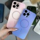 Чохол Apple iPhone 12, Matte Ombre, MagSafe, Рожевий