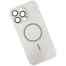 Чохол Apple iPhone 13, Matte Ombre, MagSafe, Білий