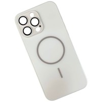 Чохол Apple iPhone 14, Matte Ombre, MagSafe, Білий