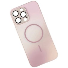 Чохол Apple iPhone 15 Pro Max, Matte Ombre, MagSafe, Рожевий