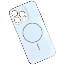 Чохол Apple iPhone 13, Matte Soft Touch, MagSafe, Білий