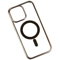 Чохол Apple iPhone 15 Pro, Metallic Paint, MagSafe, Золотий