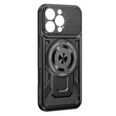 Чохол Apple iPhone 12, Armor Rotating Magnetic, MagSafe, Чорний