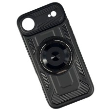 Чехол Apple iPhone 17 Air, Armor Rotating Magnetic, MagSafe, Черный