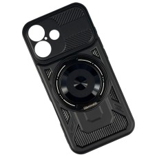 Чехол Apple iPhone 17, Armor Rotating Magnetic, MagSafe, Черный