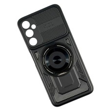 Чехол Xiaomi Redmi 15, Armor Rotating Magnetic, MagSafe, Черный