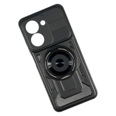 Чохол Xiaomi Poco C71, Redmi A5, Armor Rotating Magnetic, MagSafe, Чорний
