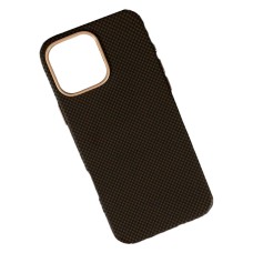 Чохол Apple iPhone 13 Pro, Carbon Fiber Separate Camera, Коричневий