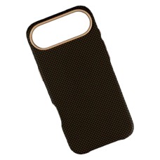 Чехол Apple iPhone 17 Air, Carbon Fiber Separate Camera, Коричневый