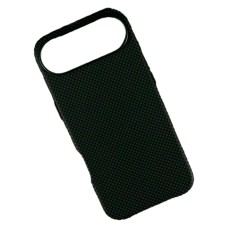 Чехол Apple iPhone 17 Air, Carbon Fiber Separate Camera, Khaki, Зеленый