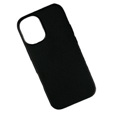 Чехол Apple iPhone 17, Carbon Fiber Separate Camera, Черный