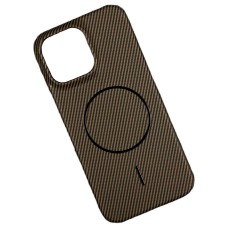 Чохол Apple iPhone 13 Pro Max, Carbon, MagSafe, Коричневий