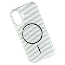 Чехол Apple iPhone 17, Carbon, MagSafe, Белый