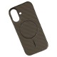 Чехол Apple iPhone 17, Carbon, MagSafe, Коричневый