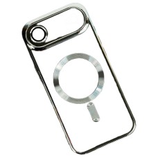 Чохол Apple iPhone 17 Air, Metallic Full Camera, MagSafe, Срібний