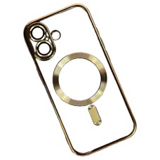 Чохол Apple iPhone 17, Metallic Full Camera, MagSafe, Срібний