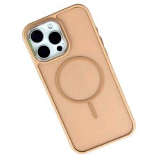 Чохол Apple iPhone 13 Pro Max, Air Beats Matte Camera, MagSafe, Бежевий