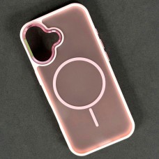 Чохол Apple iPhone 17, Air Beats Matte Camera, MagSafe, Рожевий