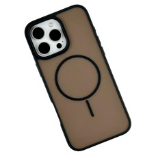 Чохол Apple iPhone 12, iPhone 12 Pro, Air Beats Matte Color, MagSafe, Чорний