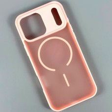 Чохол Apple iPhone 17 Pro Max, Air Beats Matte Color, MagSafe, Рожевий