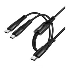 USB кабель Hoco X123 Victory, Type-C, 1.0 м., Чорний